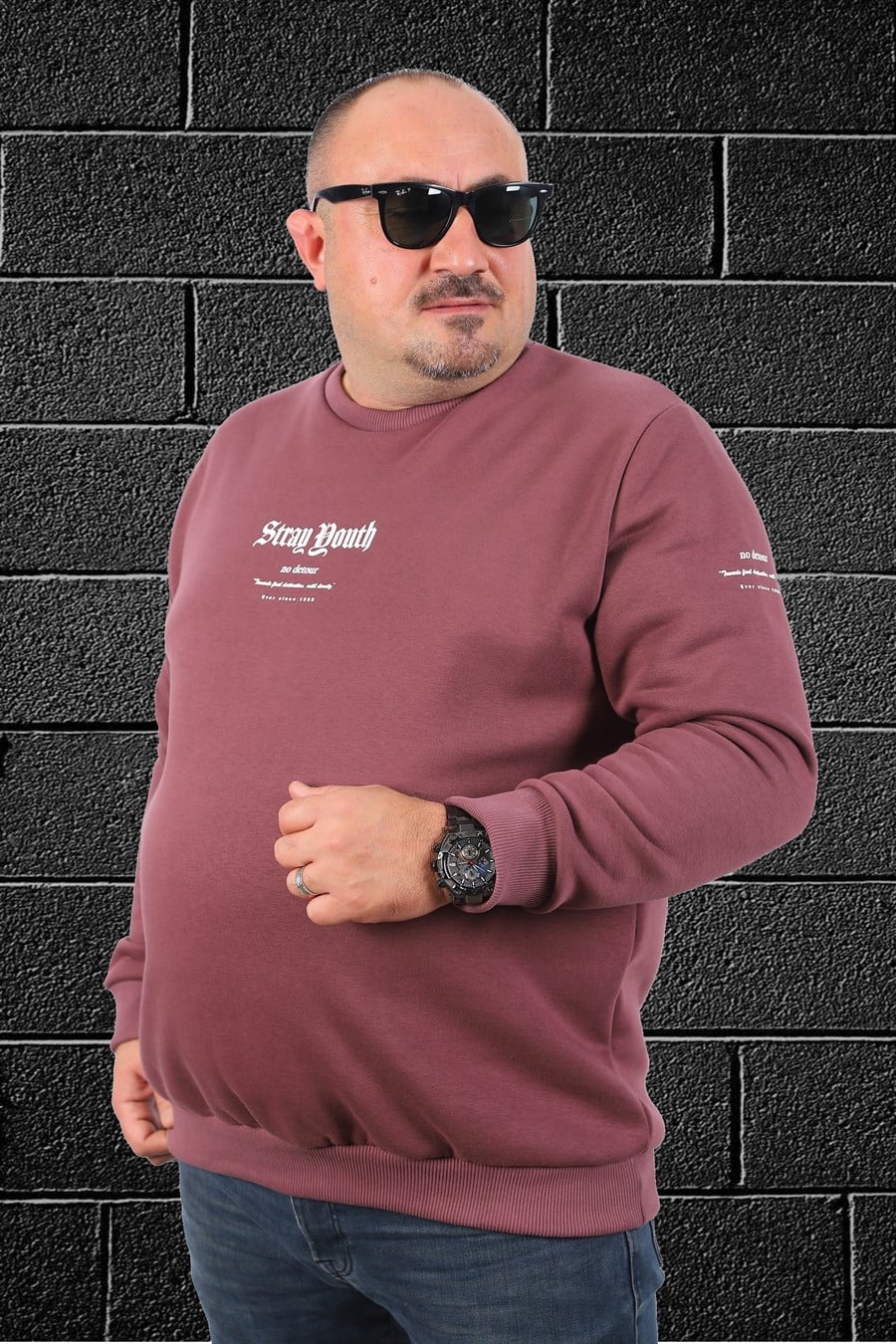 SWEATSHIRT BISIKLET YAKA STRAY SOUTH 22730 LILA