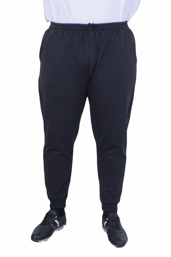 Mocgrande Büyük Beden Basic Eşofman Altı Full Lycra 11516 FUME