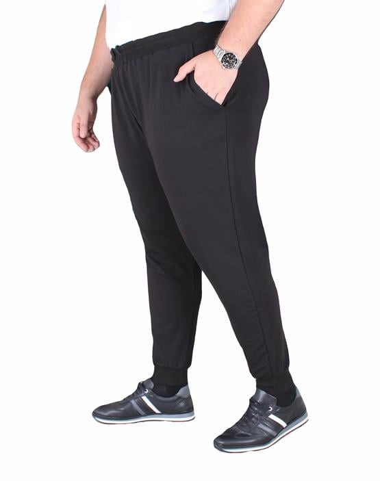 Mocgrande Büyük Beden Basic Eşofman Altı Full Lycra 11516 SIYAH