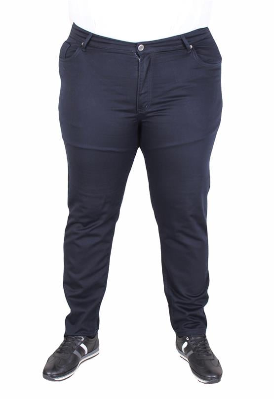 Mocgrande Büyük Beden Klasik 5 Cep Pantolon Venedik 11916 LACIVERT