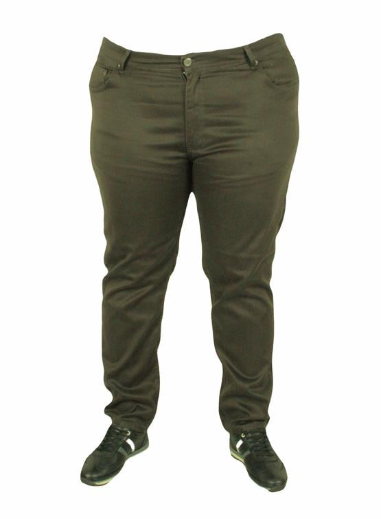 Mocgrande Büyük Beden Klasik 5 Cep Pantolon Montana 11917 HAKI