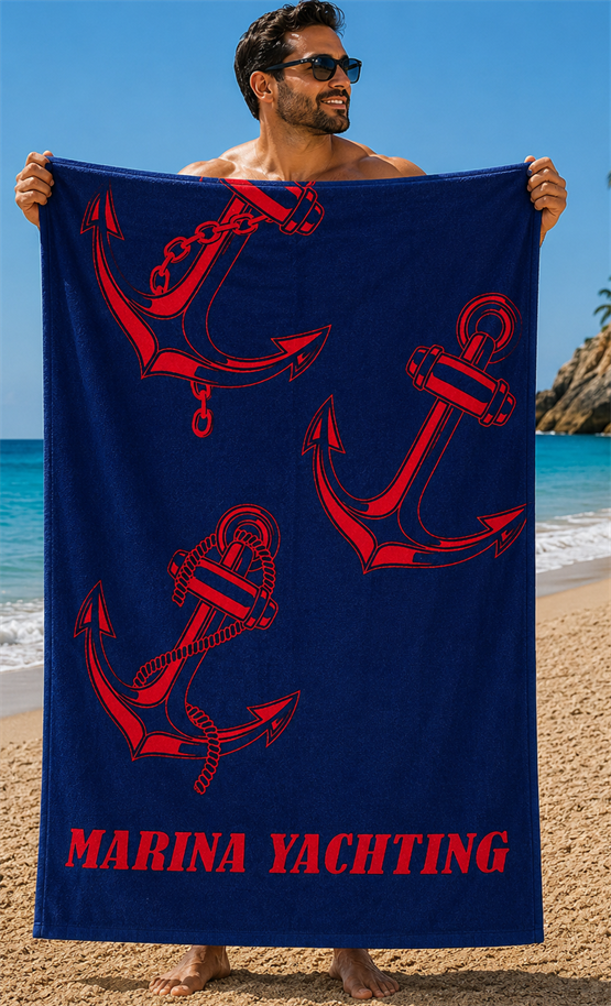 Mocgrande Plaj Havlusu 75 X 150 Ocean Anchor 42103 Marin