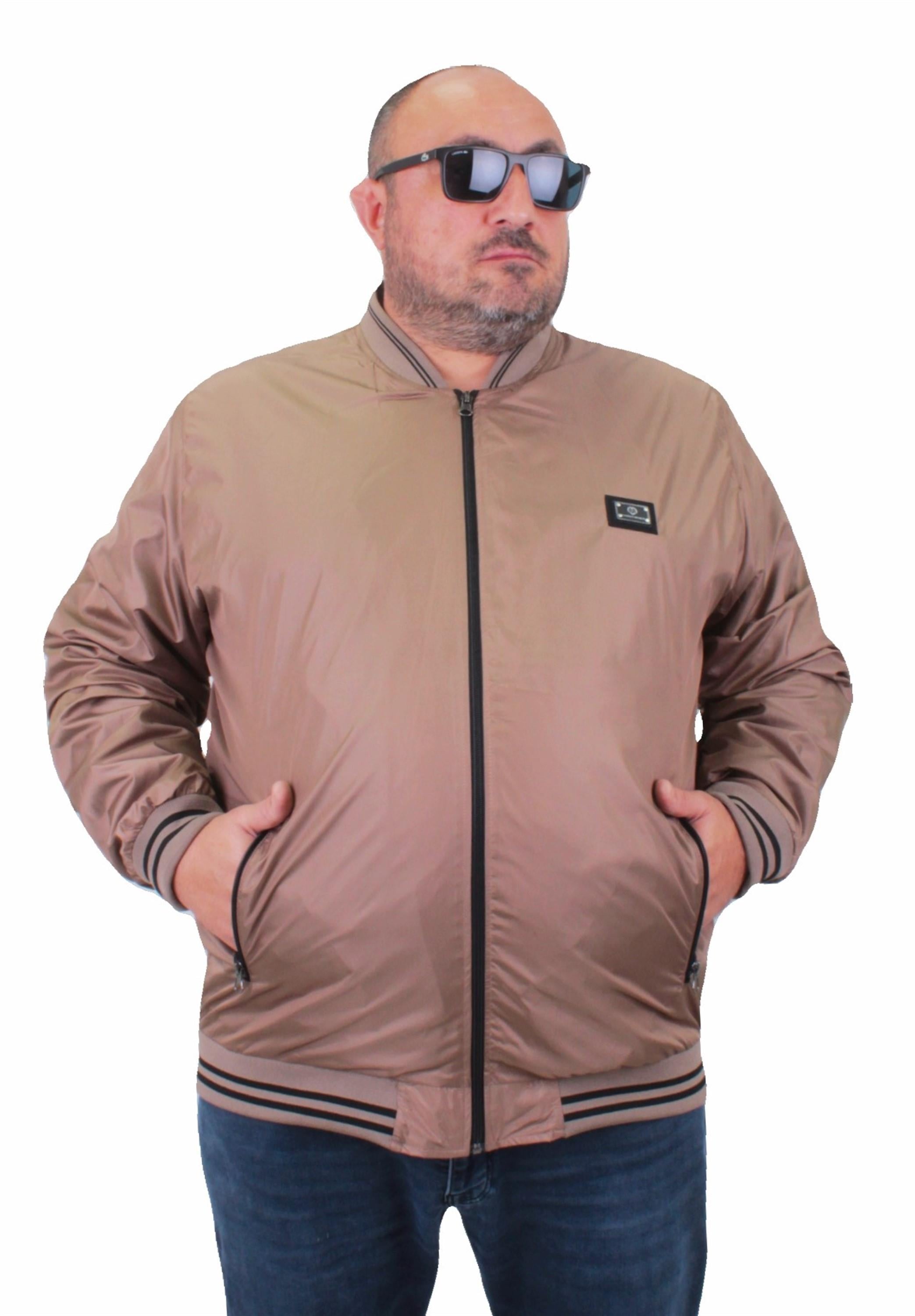 Mocgrande Büyük Beden Basic Pilot Mont 23823 Vizon