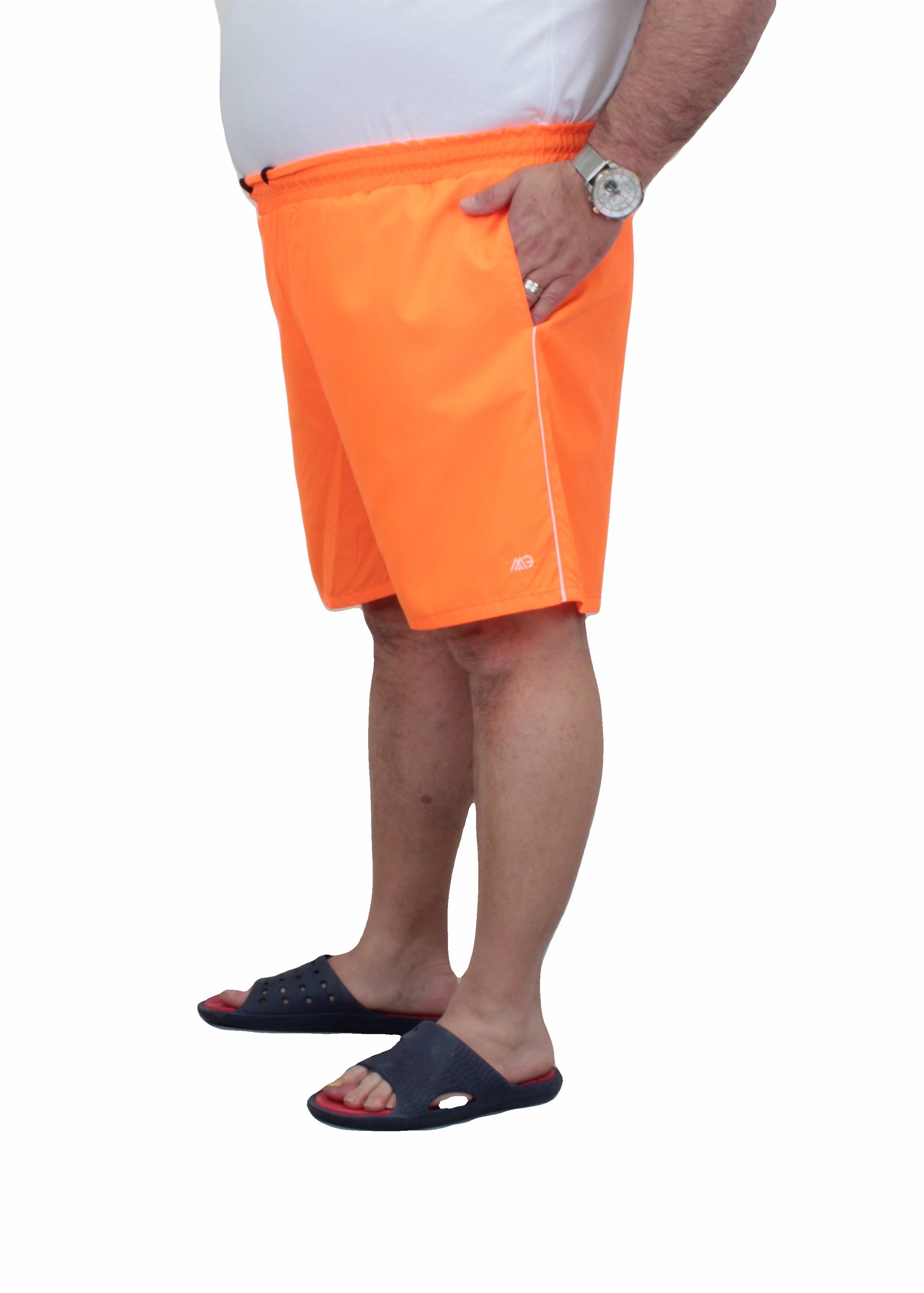 Mocgrande Büyük Beden Klasik Deniz Şortu 23677 TURUNCU