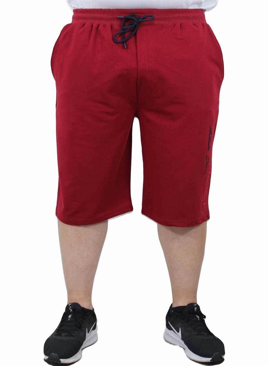 Mocgrande Büyük Beden Respect Likralı Kapri 23605 BORDO