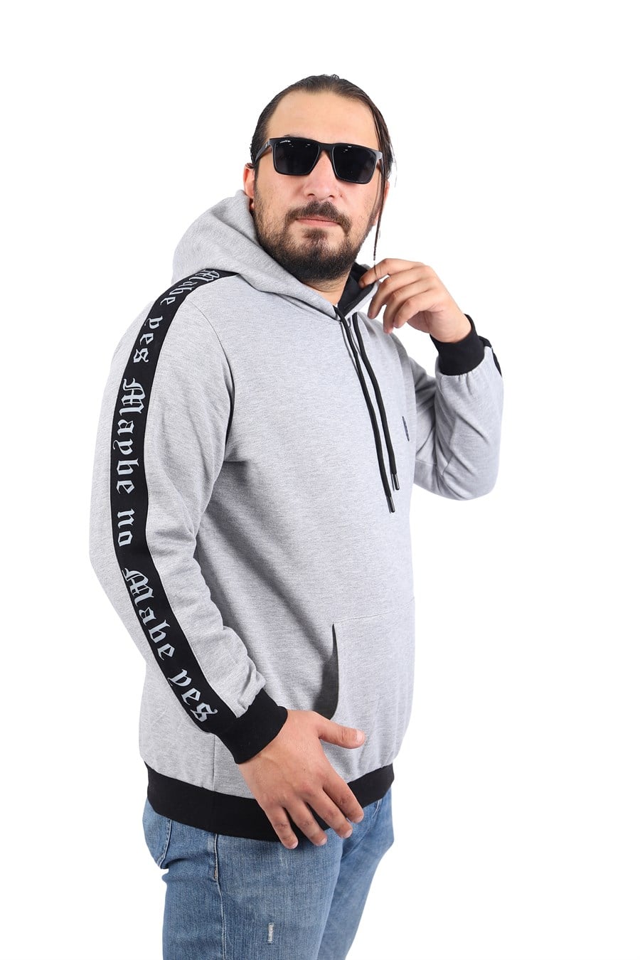 MocGrande Büyük Beden Sweat Maybe 22706