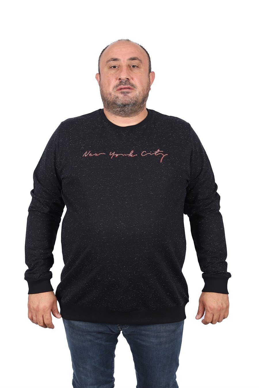 MocGrande Büyük Beden Sweat New York Cıty 22704