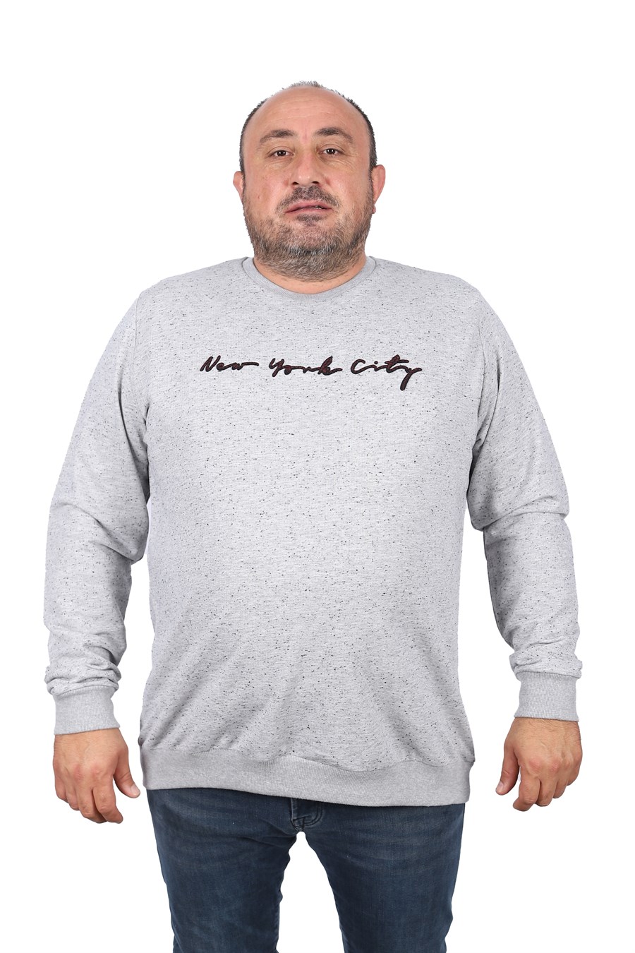 MocGrande Büyük Beden Sweat New York Cıty 22704