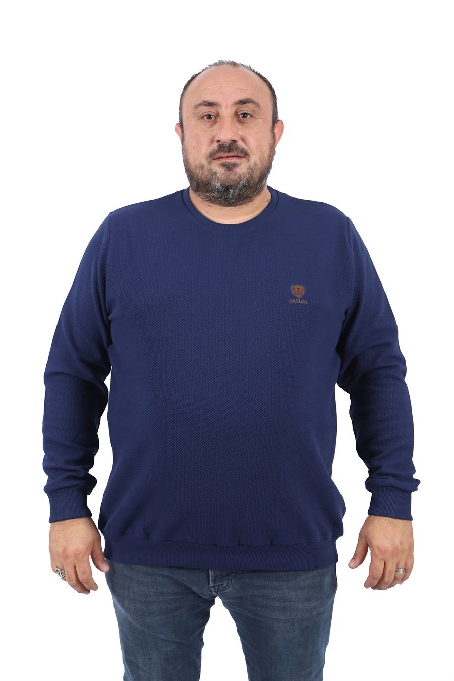 MocGrande Büyük Beden Sweatshirt Gipeli Casual 22712