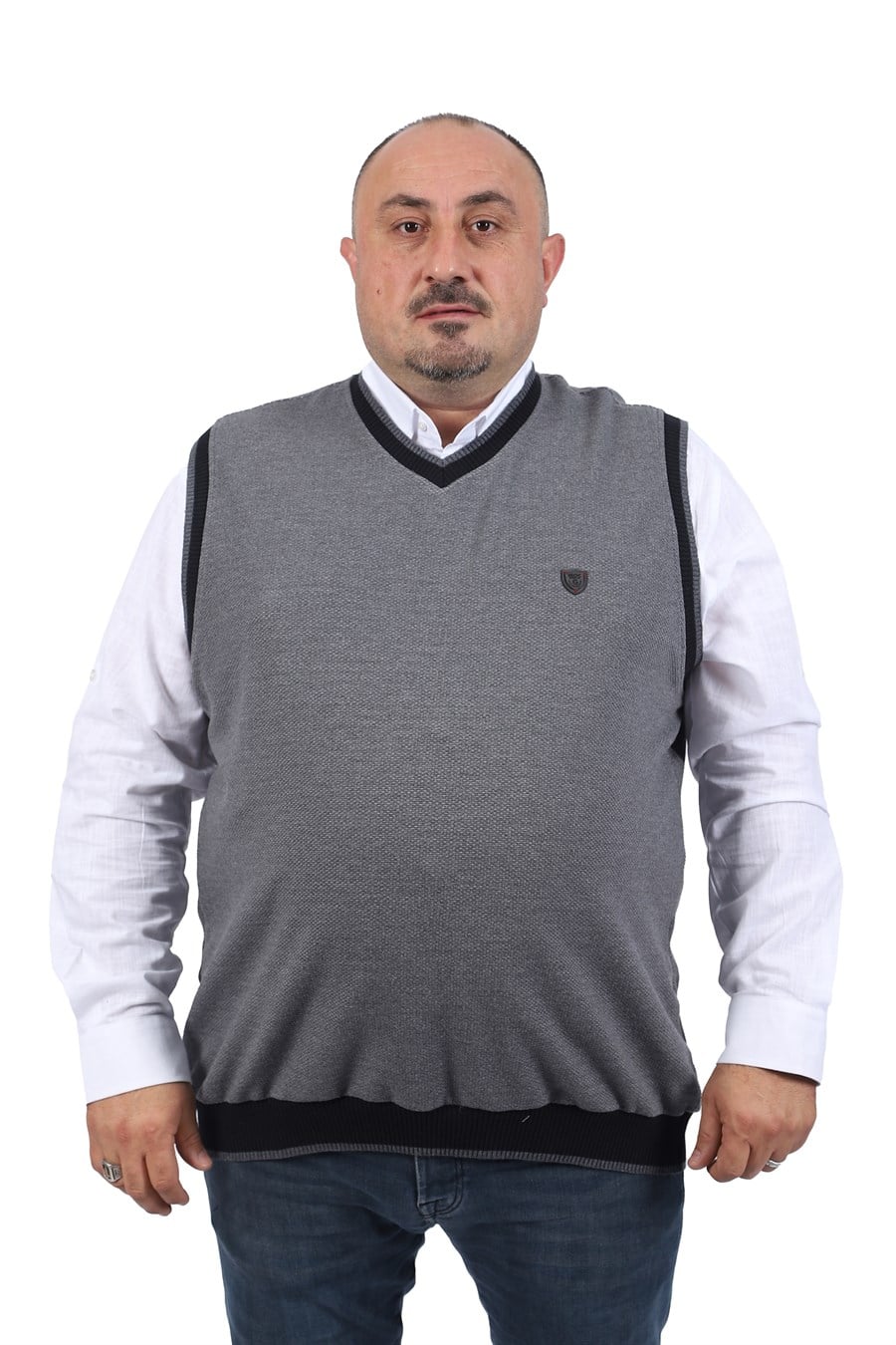 MocGrande Büyük Beden Tüylenmez Süveter 22795