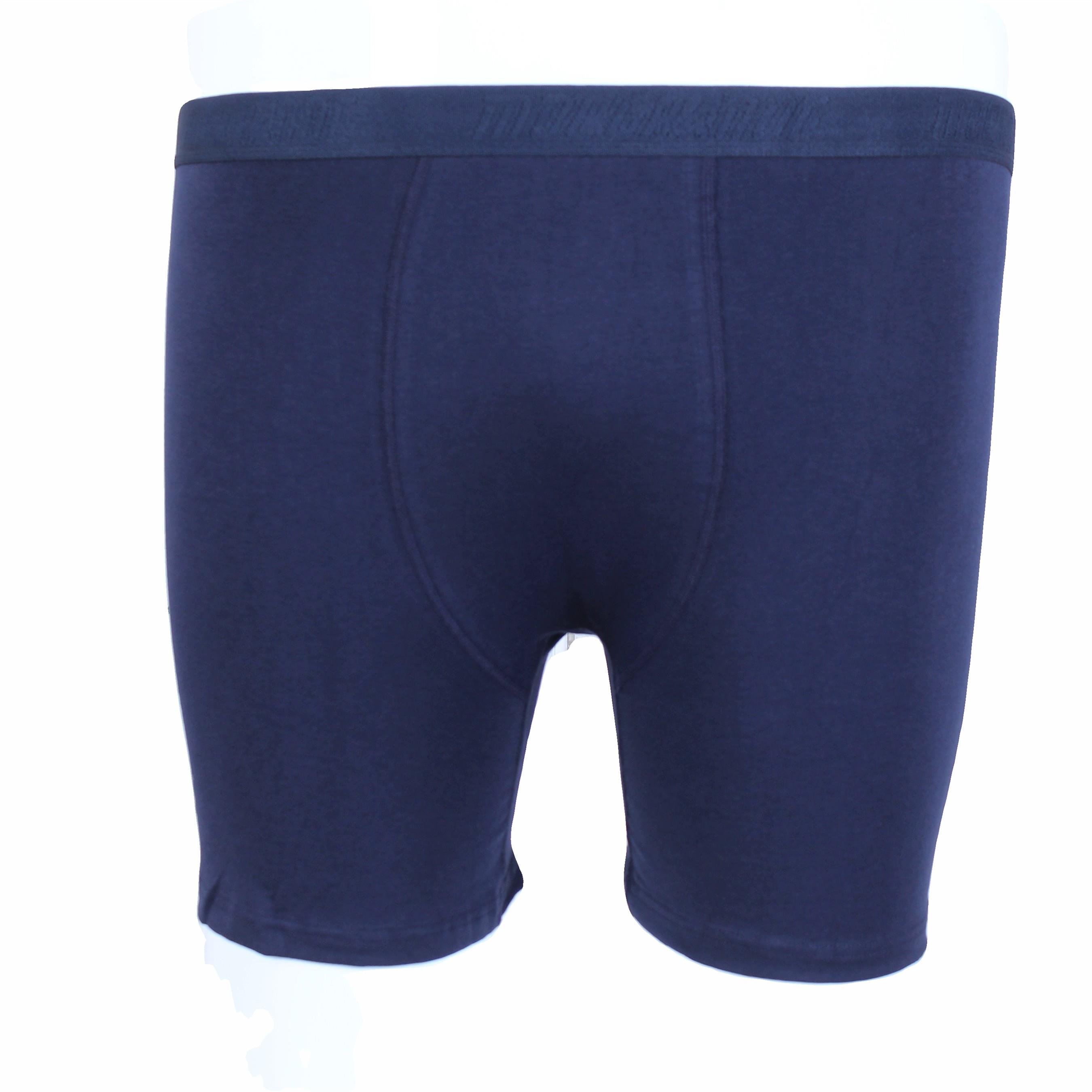 MocGrande Erkek Büyük Beden Likralı Uzun Paça Boxer 11906 LACIVERT