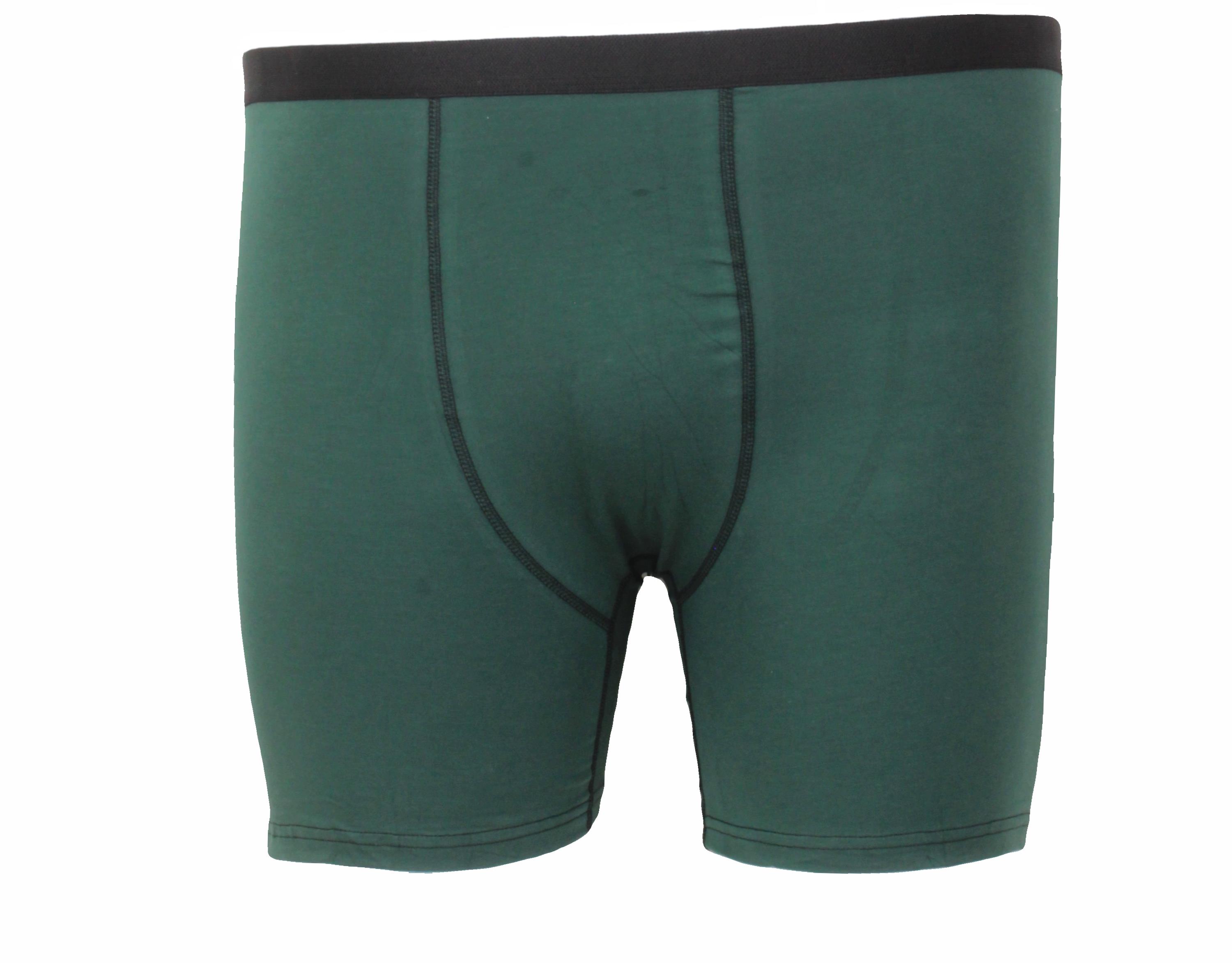 MocGrande Erkek Büyük Beden Likralı Uzun Paça Boxer 11906 HAKI