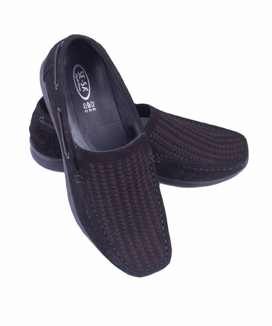 Mocgrande Erkek Hakiki Nubuk Deri Loafer Ayakkabı 15200 SIYAH