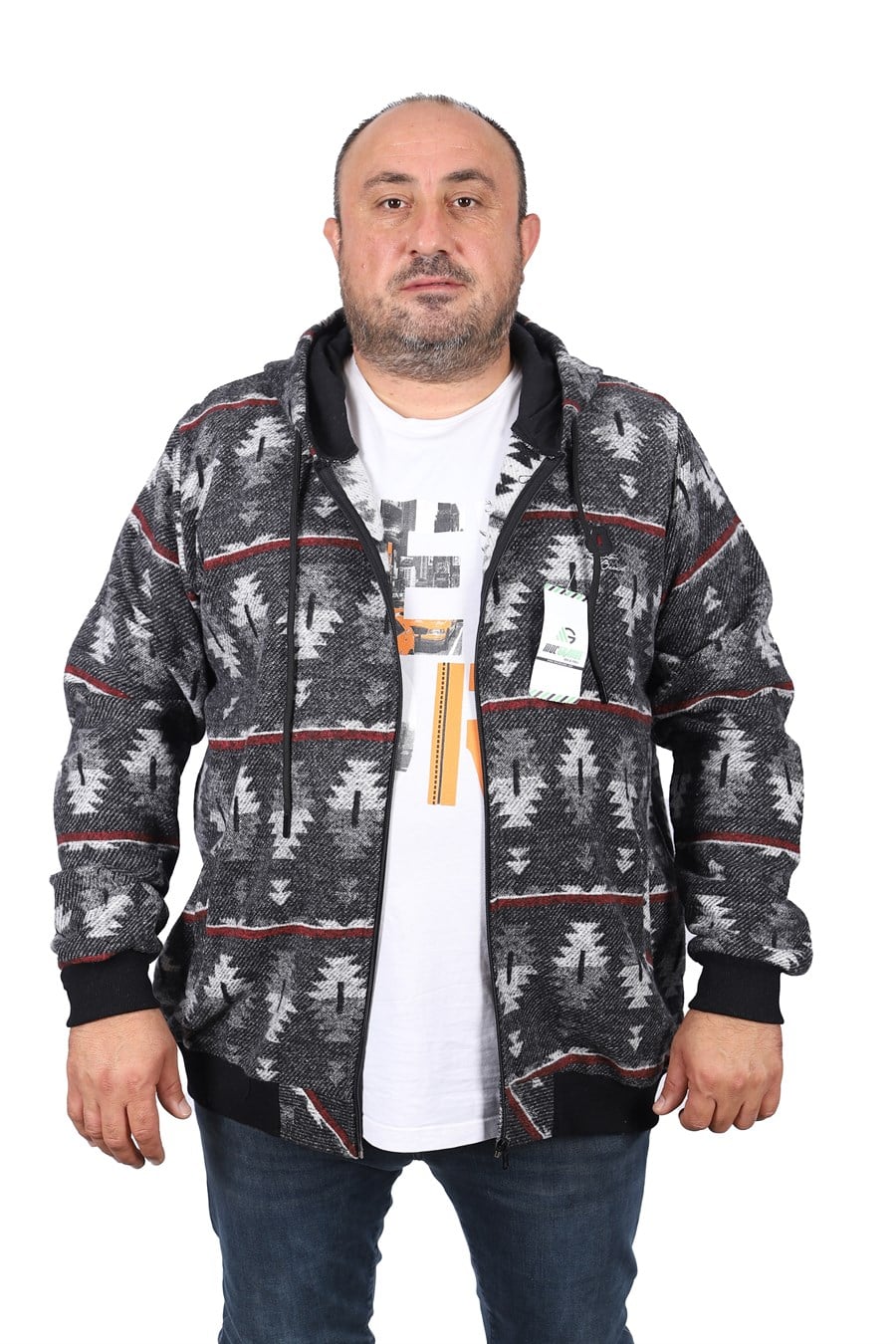 MocGrande Oduncu Kapüşonlu Sweatshirt Original 22221