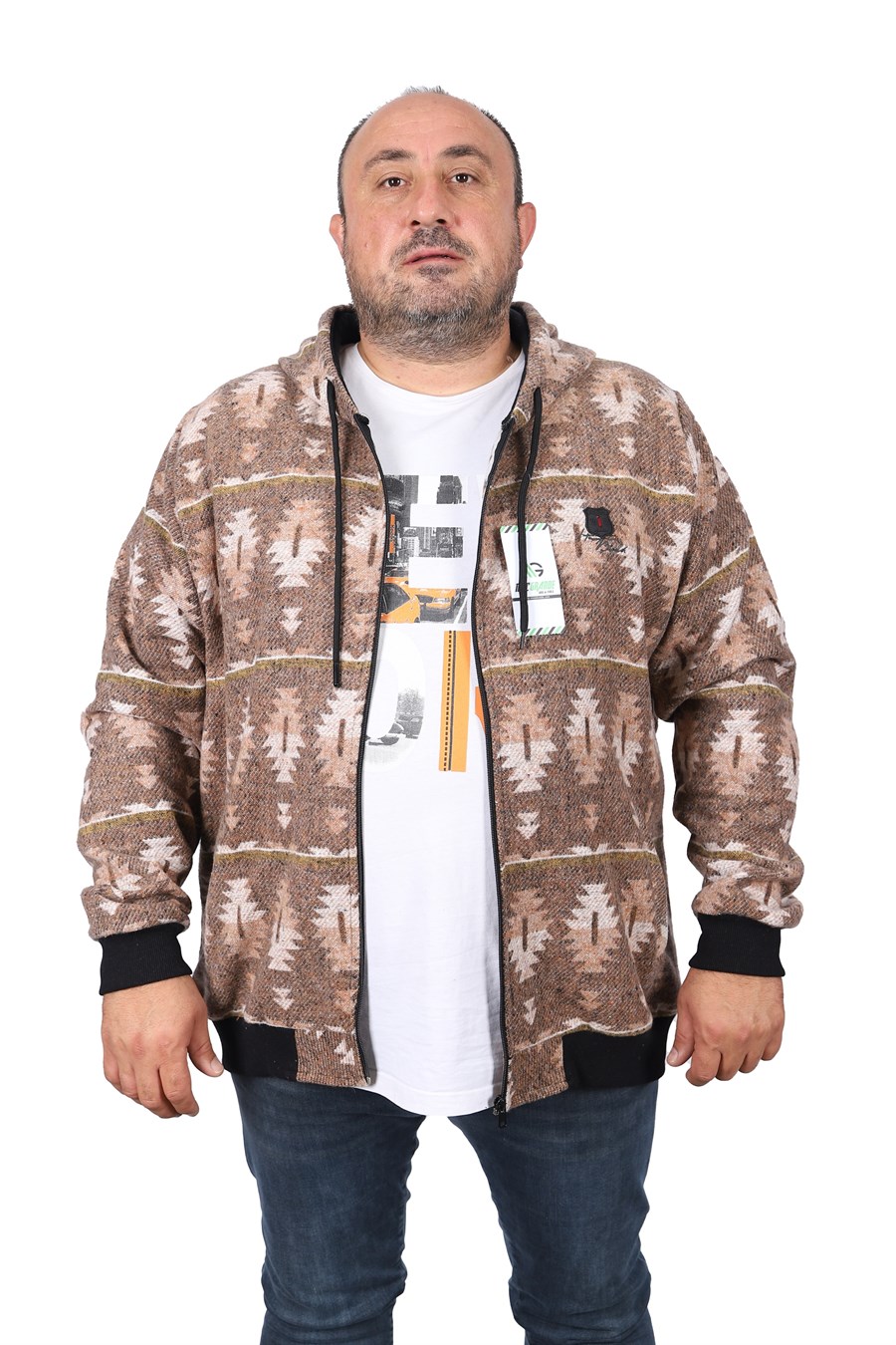 MocGrande Oduncu Kapüşonlu Sweatshirt Original 22221