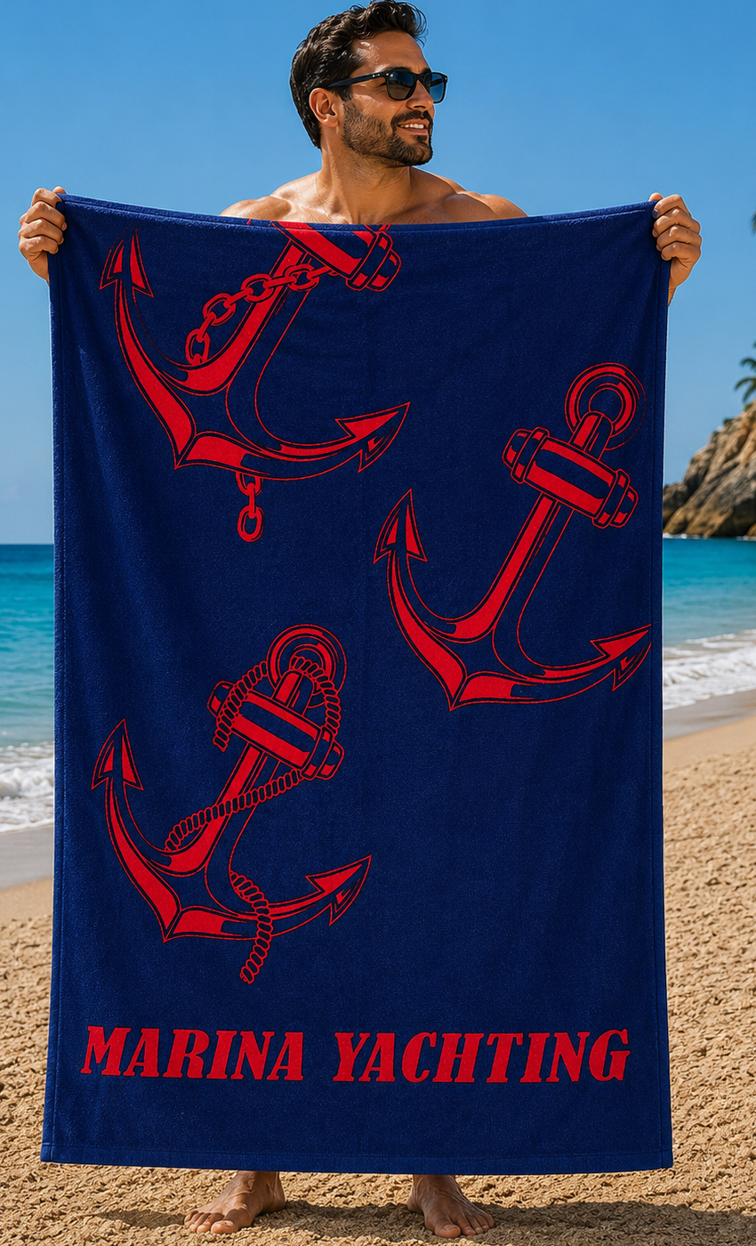 Mocgrande Plaj Havlusu 75 X 150 Ocean Anchor 42103 Marin