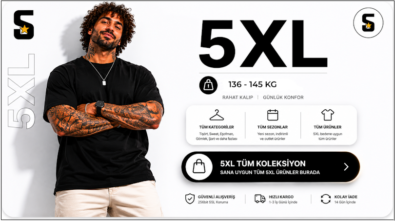 5XL ERKEK GİYİM