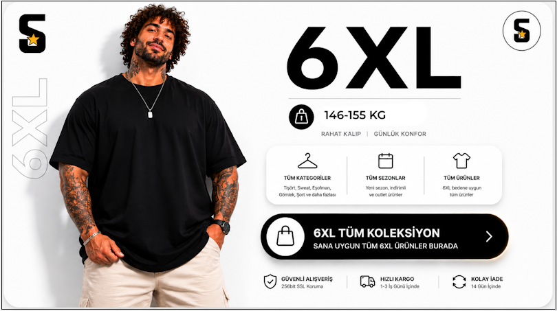 6XL Bedene Göre Alışveriş