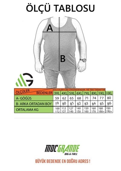 Starbattal Büyük Beden %100 Pamuk 2Li Atlet 11200-136