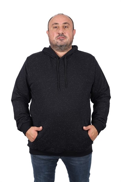 Starbattal Büyük Beden Basic Kapüşonlu Sweat 22705-1262