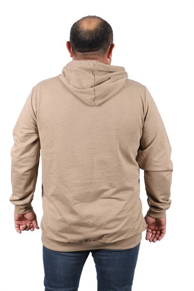 Starbattal Büyük Beden Basic Kapüşonlu Sweat 22705-1294