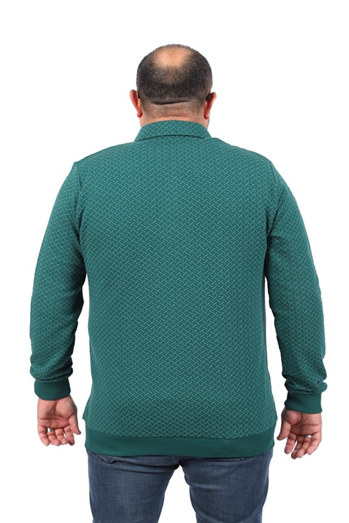 Starbattal Büyük Beden Polo Yaka Sweat İmpact MC 22717-6464