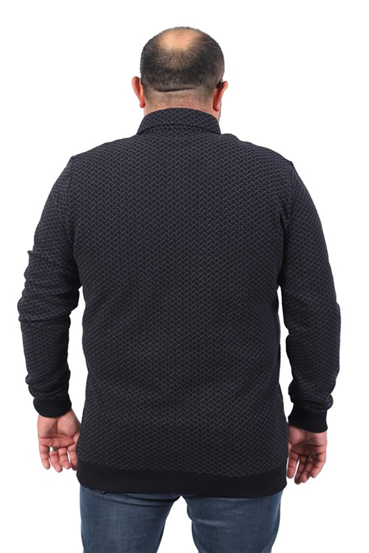 Starbattal Büyük Beden Polo Yaka Sweat İmpact MC 22717-6458