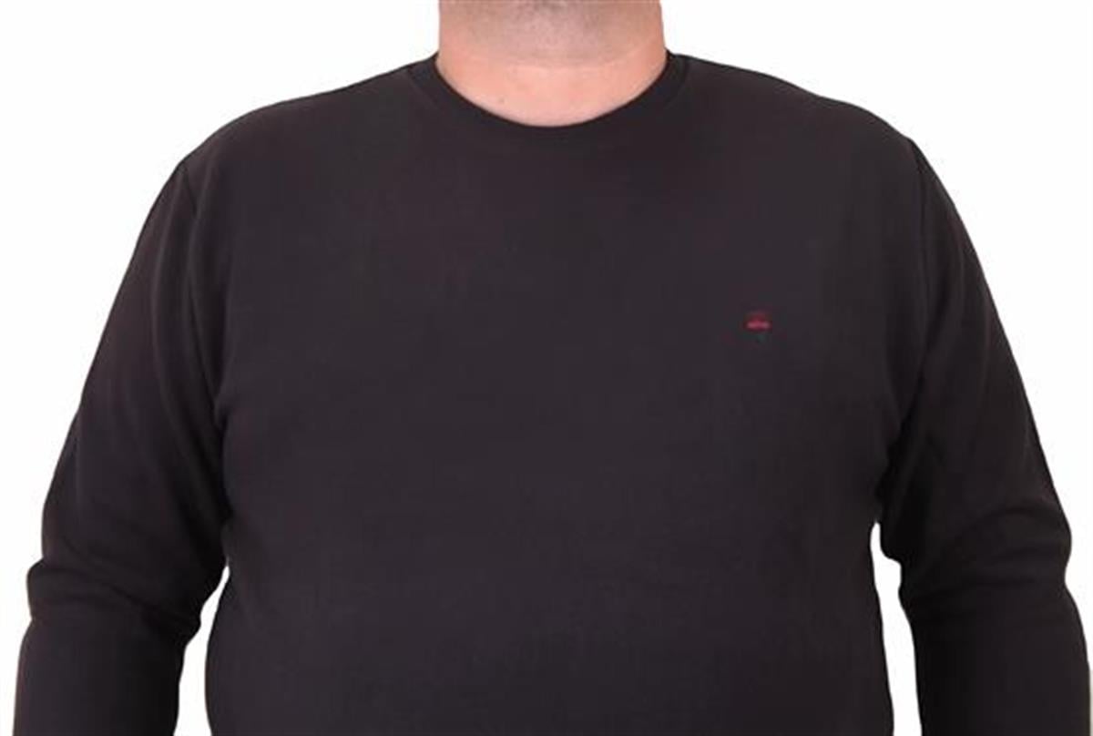 Starbattal Büyük Beden Selanik Classic Sweat 23200 SIYAH