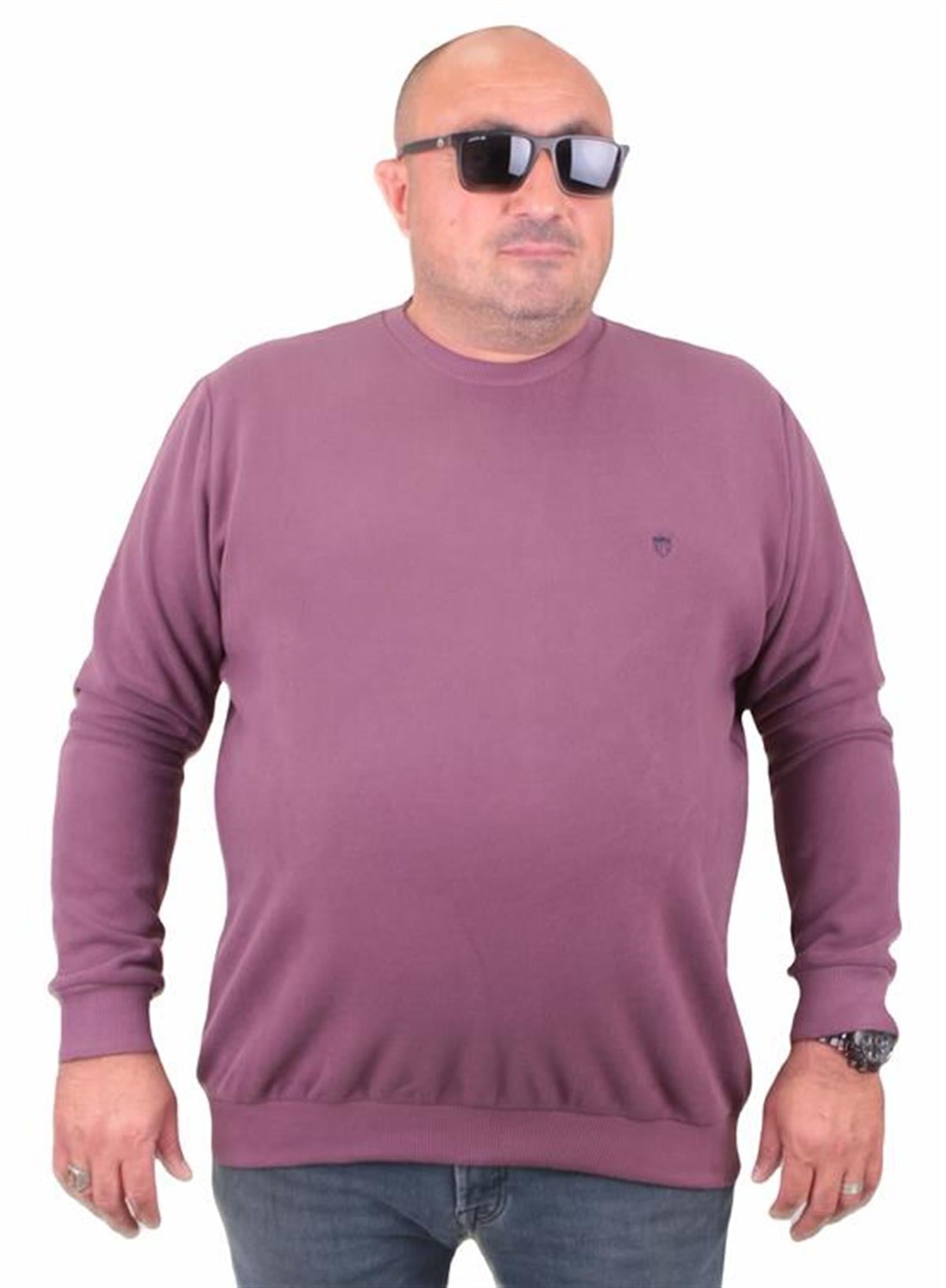 Starbattal Büyük Beden Selanik Classic Sweat 23200 Eflatun