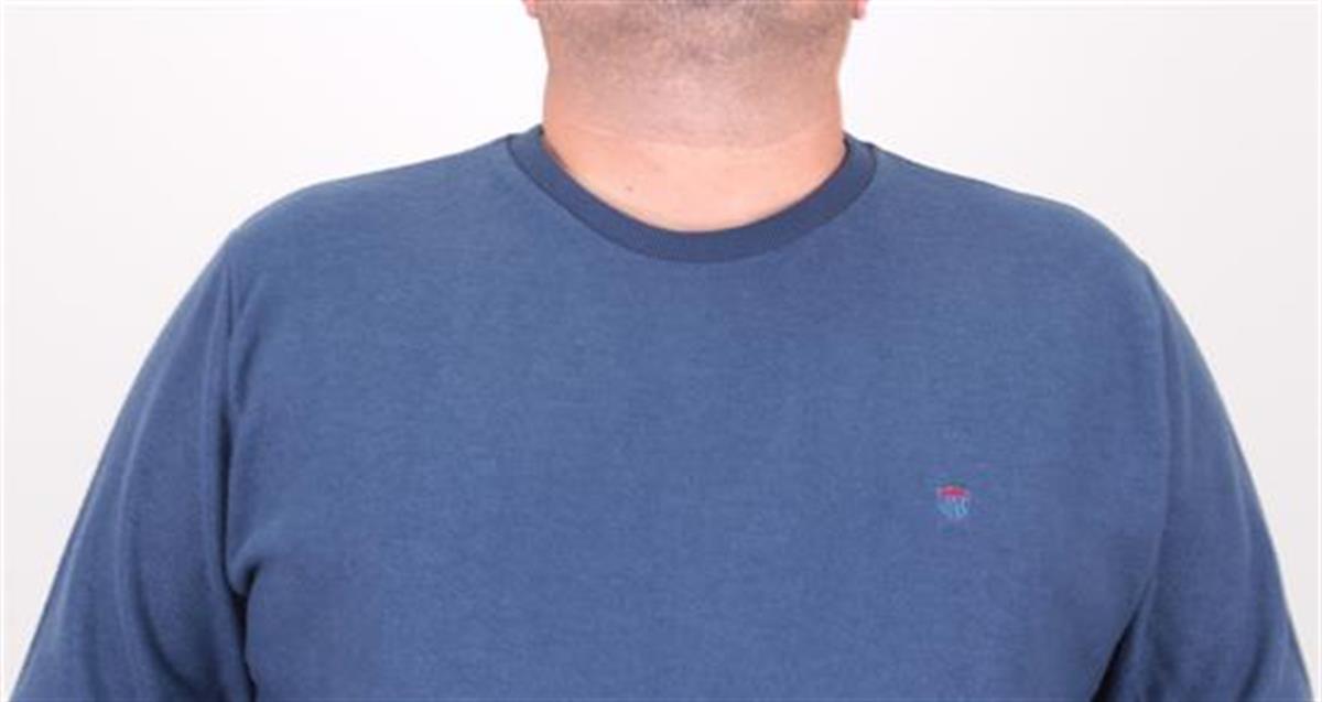 Starbattal Büyük Beden Selanik Classic Sweat 23200 Marin