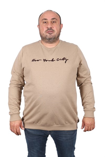 Starbattal Büyük Beden Sweat New York Cıty 22704-2111