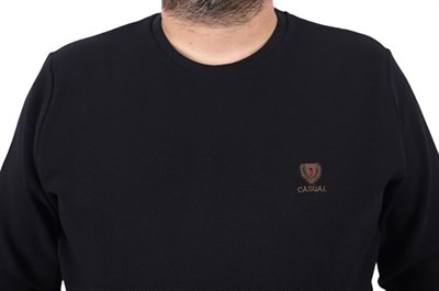 Starbattal Büyük Beden Sweatshirt Gipeli Casual 22712-2037