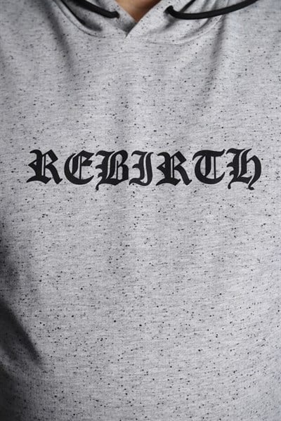 Starbattal Büyük Beden Sweatshirt Kapşonlu Rebirth 22701-1358