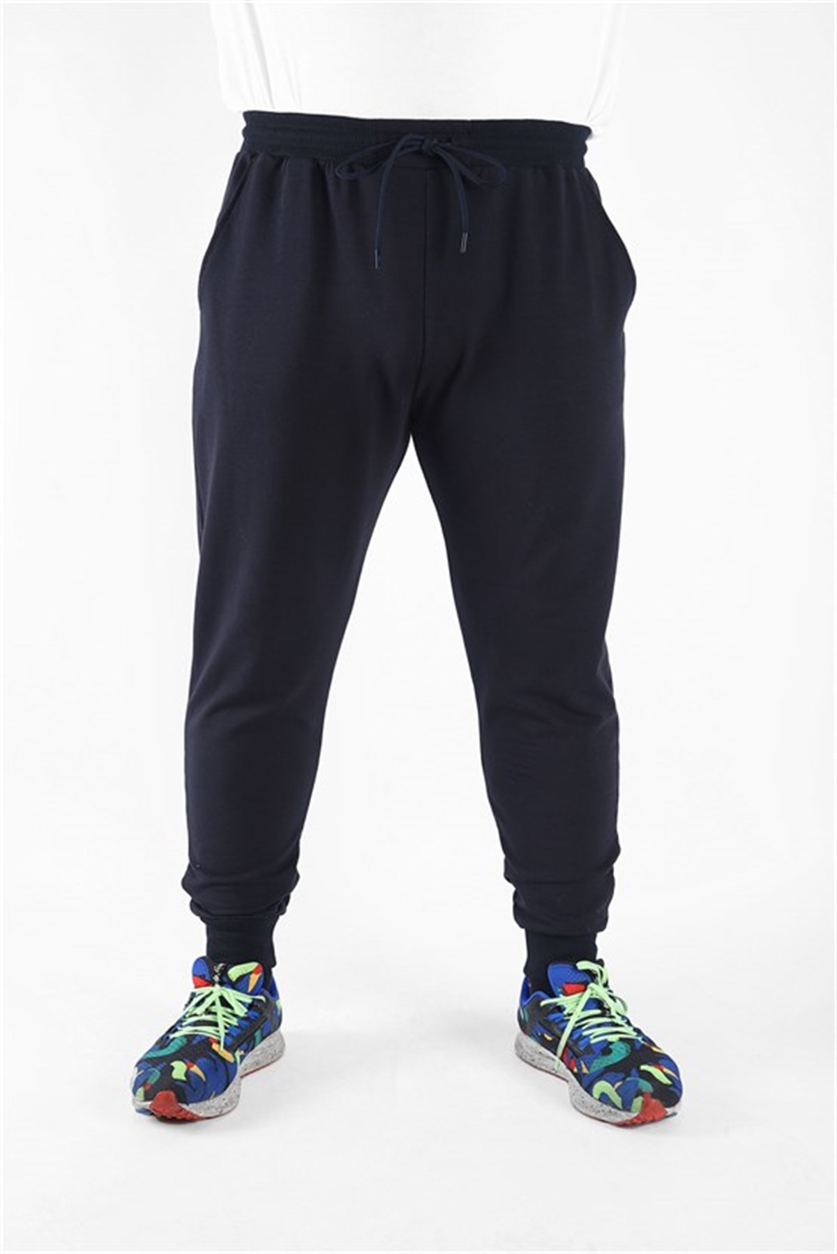 Starbattal Büyük Beden Basic Eşofman Altı Full Lycra 11516 LACIVERT