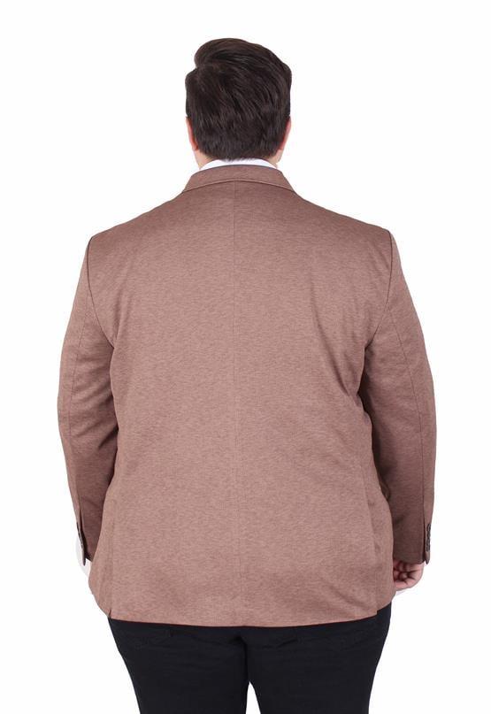 Starbattal Erkek Büyük Beden 4 Drop Blazer Zaha Ceket 500603 Vizon