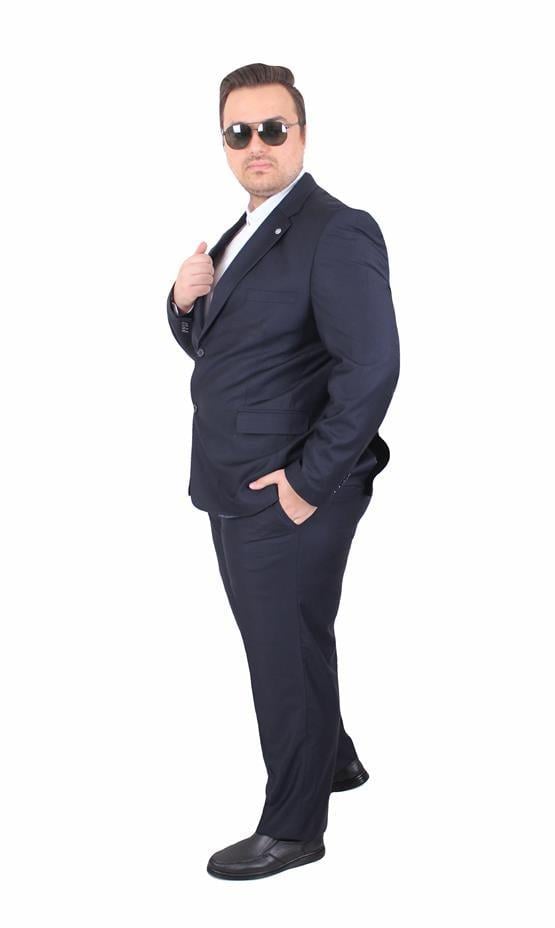 Starbattal Erkek Büyük Beden 6 Drop Takım Elbise PARIS 071010 LACIVERT