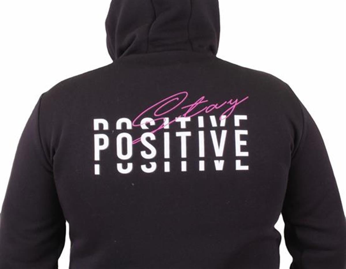 Starbattal Erkek Büyük Beden Kapuşonlu Sweat Positive 23211 SIYAH