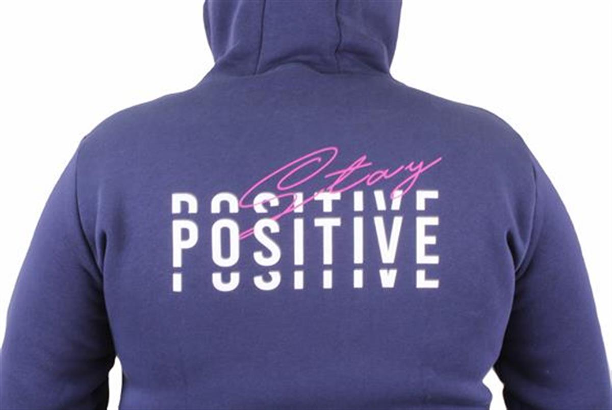 Starbattal Erkek Büyük Beden Kapuşonlu Sweat Positive 23211 INDIGO