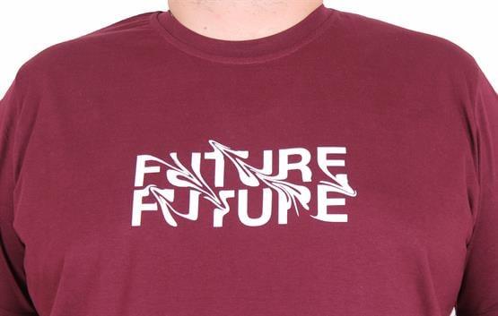 Starbattal Erkek Büyük Beden Sıfır Yaka Tişört The Future 25138 MURDUM