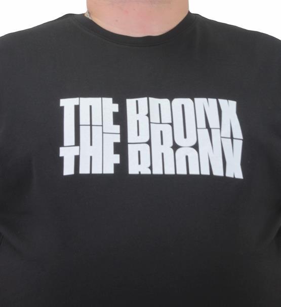 Starbattal Erkek Büyük Beden Sıfır Yaka Tişört The Bronx 23174 SIYAH