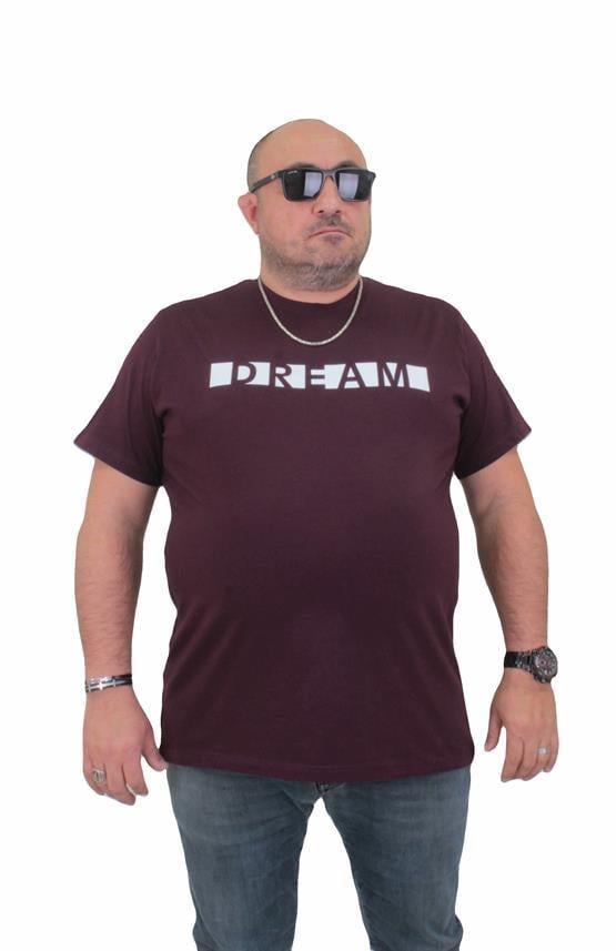 Starbattal Erkek Büyük Beden Sıfır Yaka Tişört Dream 24140 MURDUM