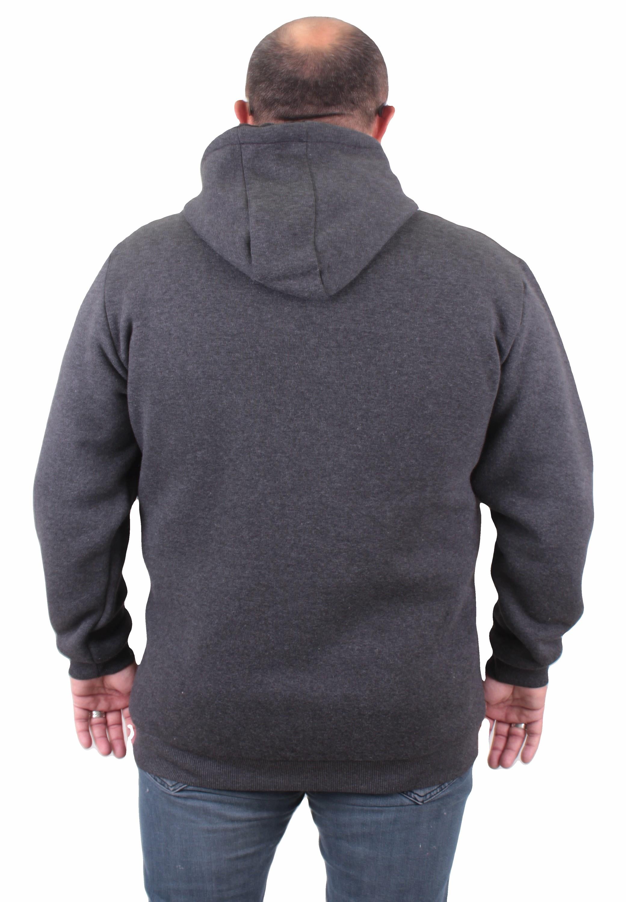 Erkek Büyük Beden Kapuşonlu Sweat Mnc.23215 ANTRASİT MELANJ