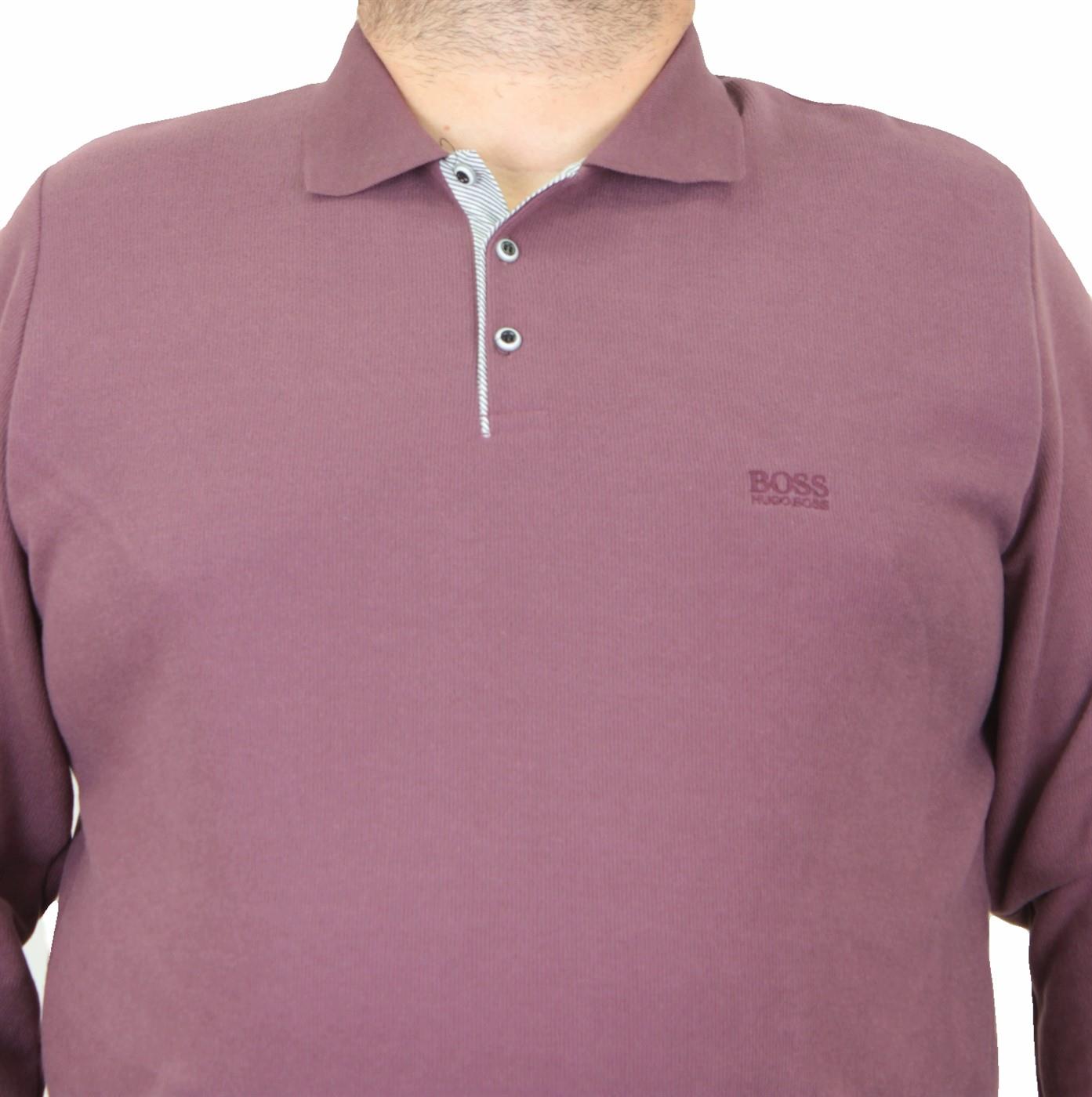 Erkek Büyük Beden Polo Yaka Sweat BSS 24404 Eflatun