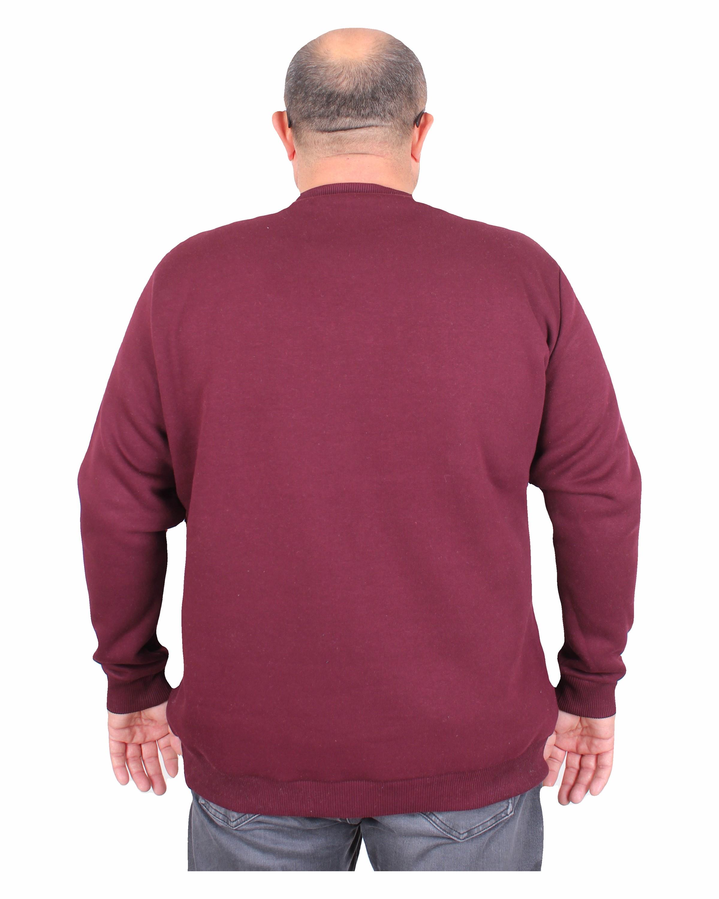 Erkek Büyük Beden Sıfır Yaka 3ip Sweat Tmmy 24204 MURDUM