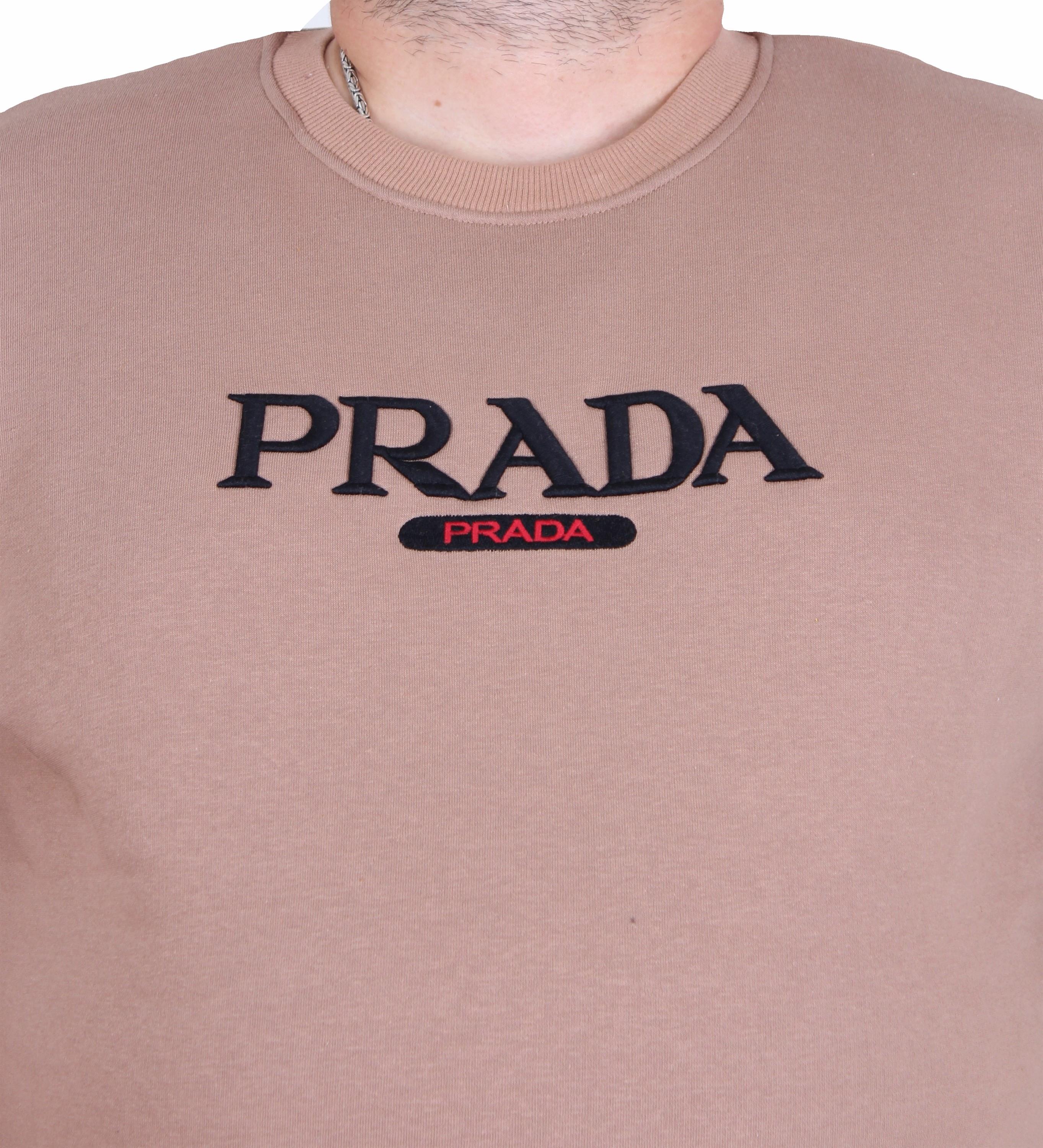 Erkek Büyük Beden Sıfır Yaka 3ip Sweat PRD 24207 S.KAHVE