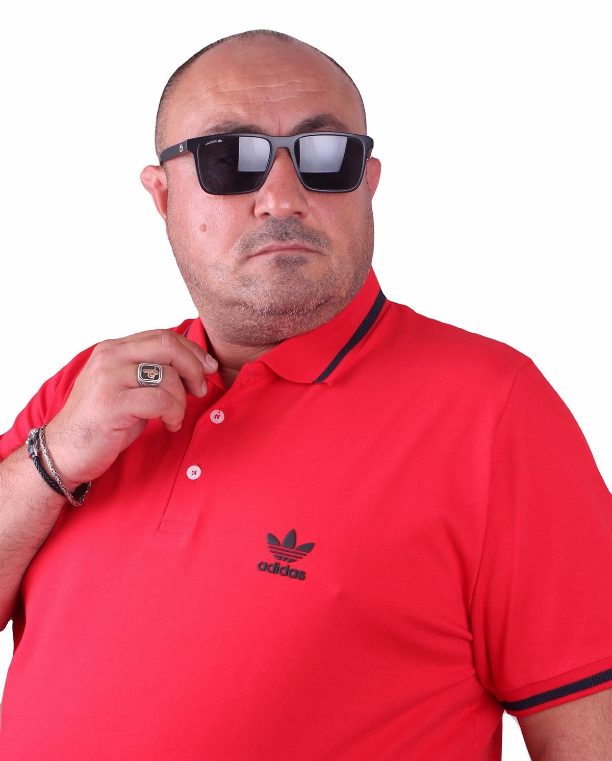 Tişört Polo Adds 23415 KIRMIZI