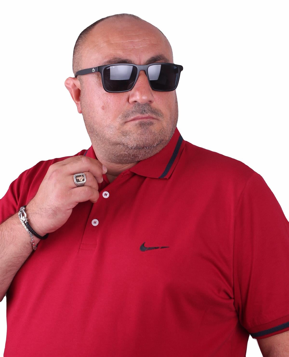 Tişört Polo Yaka NK 23416 BORDO