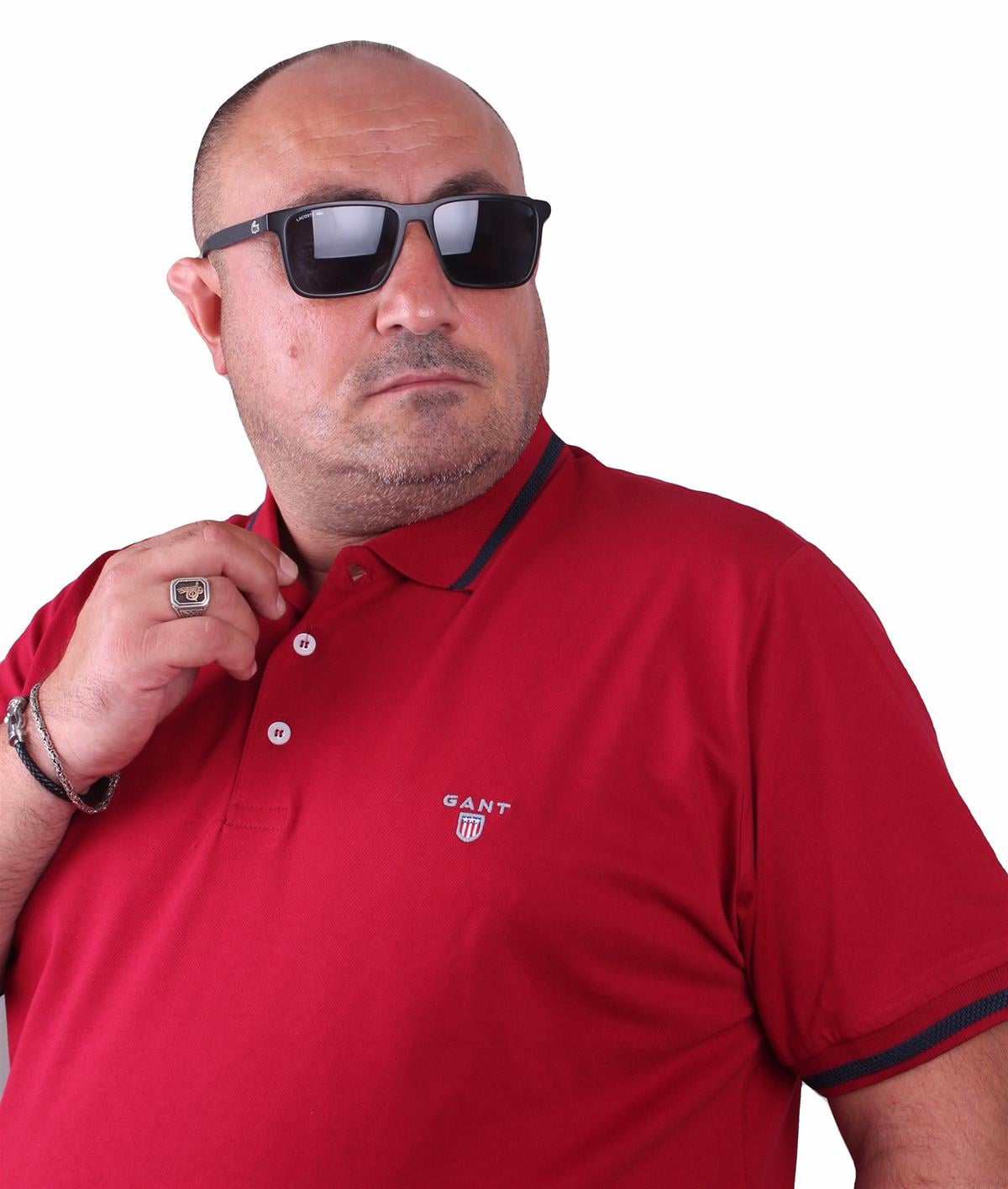 Tişört Polo Yaka GNT 23418 BORDO