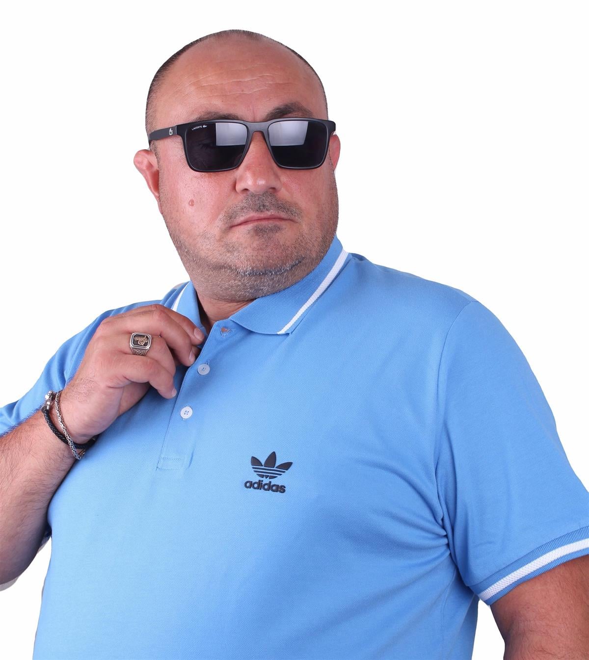 Tişört Polo Adds 23415 MAVI
