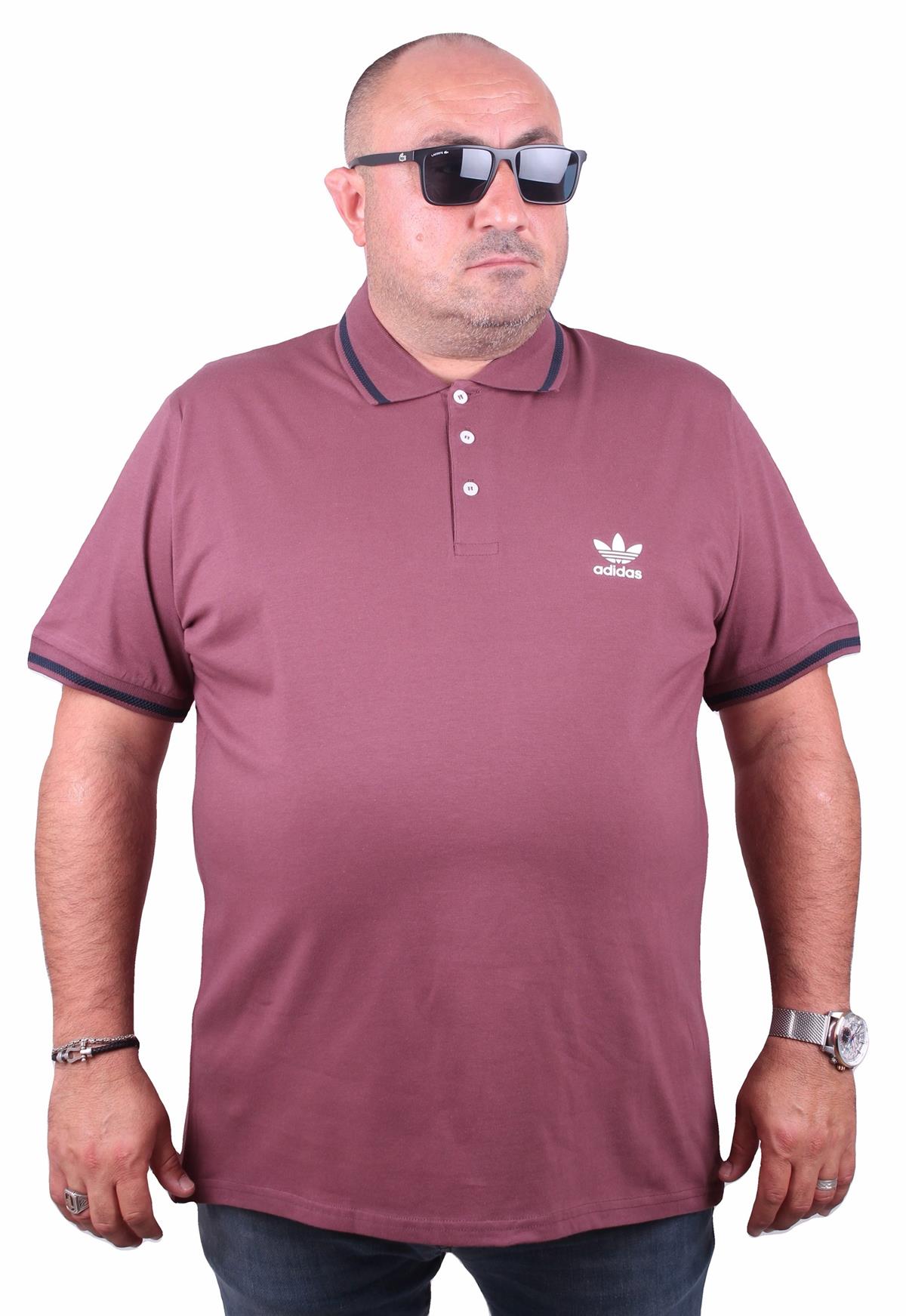 Tişört Polo Adds 23415 Eflatun